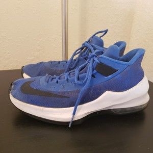 Nike Boy's Air Max Infuriate II AH3426-400 Basketball Shoes Size 6Y Royal Blue
